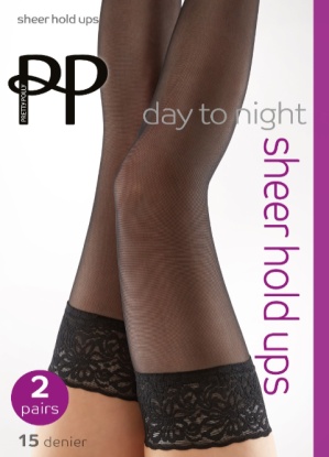 Pretty Polly 15D Day to Night Hold Up Stockings 2 pair pack